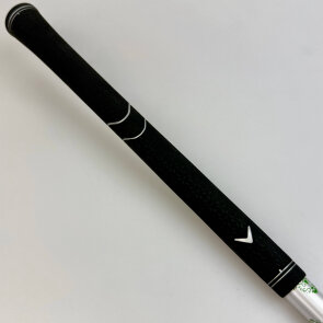 Callaway ELYTE Fairwayholz 5 (18.0°), Linkshänder, mit Mitsubishi Chemical ELDIO 40 Graphitschaft, Womens (43.5g), Std. Länge (41.75 Inch), mit Lamkin for Callaway ST+2 Soft CHEV, black-silver Griff in Damen Std. Griffstärke