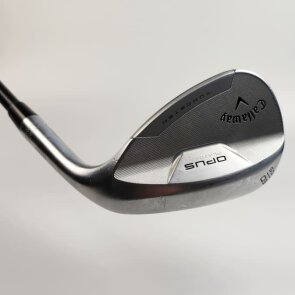 Callaway OPUS Platinum Chrome 58.0° Lob Wedge für Herren, Rechtshand, Z-Grind (8.0° Bounce) mit True Temper Dynamic Gold MID 115 Std. Stahlschaft in Std. Länge (35.00 Inch), Wedge Flex (115.0g), mit Golf Pride MCC CHEV, grey Std. Griff in Std. Stärke