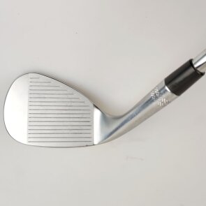 Callaway OPUS Brushed Chrome 58.0° Lob Wedge für Herren, Rechtshand, S-Grind (10.0° Bounce) mit True Temper Dynamic Gold MID 115 Std. Stahlschaft in Std. Länge (35.00 Inch), Wedge Flex (115.0g), mit Golf Pride Tour Velvet, grey Std. Griff in Std. Stärke