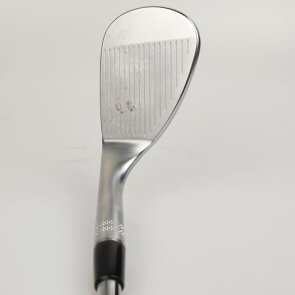 Callaway OPUS Brushed Chrome 58.0° Lob Wedge für Herren, Rechtshand, S-Grind (10.0° Bounce) mit True Temper Dynamic Gold MID 115 Std. Stahlschaft in Std. Länge (35.00 Inch), Wedge Flex (115.0g), mit Golf Pride Tour Velvet, grey Std. Griff in Std. Stärke
