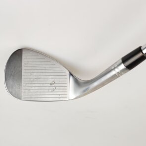 Callaway OPUS Brushed Chrome 58.0° Lob Wedge für Herren, Rechtshand, S-Grind (10.0° Bounce) mit True Temper Dynamic Gold MID 115 Std. Stahlschaft in Std. Länge (35.00 Inch), Wedge Flex (115.0g), mit Golf Pride Tour Velvet, grey Std. Griff in Std. Stärke