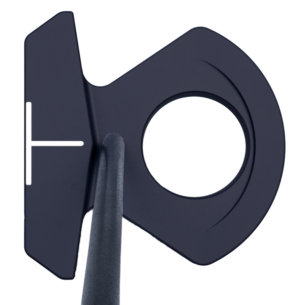 L.A.B. Golf DF3i Stock Putter für Herren, Rechtshand, mit L.A.B. Golf Matte Black Premium Steel Std. Stahlschaft in 35.00 Inch Schaftlänge, mit L.A.B. Golf Press Pistol 2.0, white-black Std. Griff in Std. Stärke, inkl. Headcover