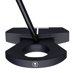 L.A.B. Golf DF3i Stock Putter für Herren, Rechtshand, mit L.A.B. Golf Matte Black Premium Steel Std. Stahlschaft in 35.00 Inch Schaftlänge, mit L.A.B. Golf Press Pistol 2.0, white-black Std. Griff in Std. Stärke, inkl. Headcover