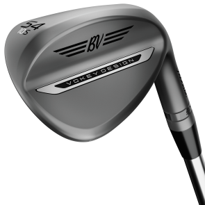 Titleist Vokey SM11 Nickel 54.0° Sand Wedge für Herren, Rechtshand, mit Mitsubishi Chemical MMT AMC Red 65 Std. Graphitschaft in Std. Länge (35.25 Inch), Stiff (66.0g), mit 2° aufrechtem Lie, mit Golf Pride MCC Plus4, grey-blue Griff in Midsize Stärke