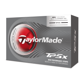 6 Stk. TaylorMade TP5x Performance Stripe Golfbälle,...