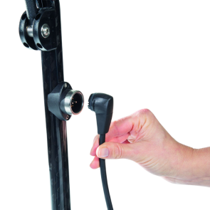 JuCad Carbon drive Classic 3.0 Elektrotrolly in mattem schwarz, mit 45 Loch Akku, inkl. Magnetsteckverbindung zum Powerpack, Griffschutz, Golfschirm mit UV-Schutz, Scorekartenhalter (schwarz) und Transporttragetasche