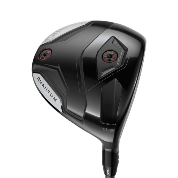 Callaway Quantum Mini 13.5° Driver für Herren, Rechtshand, mit Project X Denali Frost Silver 50 Std. Graphitschaft in Std. Länge (44.00 Inch), Regular (50.0g), mit Golf Pride for Callaway Tour Velvet 360 CHEV, black-black cap Std. Griff in Std. Stärke