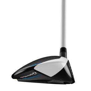 TaylorMade SIM2 Max D Fairwayholz 3 (16.0°) für Herren, Linkshand, mit Fujikura for TaylorMade Air Speeder 45 Std. Graphitschaft in Std. Länge (43.25 Inch), Regular (49.0 g), mit Golf Pride for TaylorMade ZGRIP, black-white Std. Griff in Std. Stärke