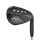 Callaway JAWS Full Toe Raw Face Black Plasma 58.0° Lob Wedge für Herren, Rechtshand, mit True Temper Dynamic Gold Spinner 115 Stahlschaft in Std. Länge (35.00 Inch), Stiff (115.0g), mit LAMKIN for Callaway UTx CHEV, grey-black Griff in Std. Griffstärke