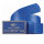 COBRA Enamel Fitted Gürtel mit Edelstahlschnalle, blau, 80 cm (gemessen bis zum Mittelloch)