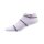 1 Paar FootJoy ProDry Lightweight Roll Tab Fashion Golfsocken für Damen, in Einheitsgröße (36.5 - 40.5), aus Funktionsfaser mit besonders weichem Tragegefühl, weiß mit pinken & dunkelblauen Streifen