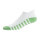 1 Paar FootJoy ProDry Lightweight Roll Tab Fashion Golfsocken für Damen, in Einheitsgröße (36.5 - 40.5), aus Funktionsfaser mit besonders weichem Tragegefühl, weiß mit grüner Fußsohle