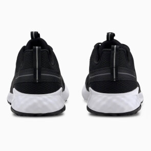 PUMA Grip Fusion Sport 2.0 Golfschuhe für Herren, schwarz - ohne Spikes, schwarzes Mesh-Obermaterial mit weißer Gummisohle, schmale Passform