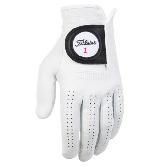 Titleist Players Golfhandschuh für Rechtshänderinnen (getragen an der linken Hand), weiß, Größe L