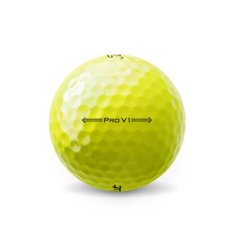 12 Stk. Titleist PRO V1 Golfbälle, gelb