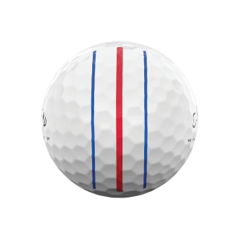 Aktion! 3 Dutzend Bezahlen, 4 Erhalten: Callaway 2022 Chrome Soft X Triple Track Golfbälle, weiß mit Triple Track Ausrichtungslinien