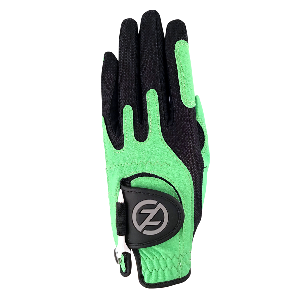 ZERO FRICTION Compression-Fit Golfhandschuh für Kinder/Jugendliche Rechtshänder, in Einheitsgröße (M-XL), Grün