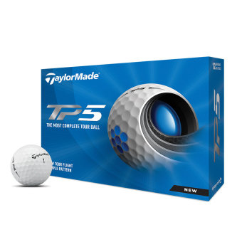 12 Stk. TaylorMade TP5 Golfb&auml;lle, wei&szlig;