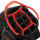 TaylorMade Pro Cart 8.0 Cartbag in schwarz-weiß-rot, 10 Inch Top, 14-Fach Divider mit teilweise durchgehender Fächertrennung, 2.100g leicht, 8 Taschen, darunter u.a. Wertsachenfach mit Veloursfutter, inkl. Schutzhülle zum Aufknöpfen