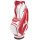 mizuno Golf Tour Cart Team Austria Edition Cartbag in rot-weiß-rot, 5-Fach Divider mit teilweise durchgehender Fächertrennung, 4.200g leicht, 6 Taschen, darunter u.a. ein isoliertes Einschubfach für Getränke, inkl. Schutzhülle zum Aufknöpfen