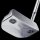 mizuno Golf 2021 M.CRAFT V White Satin Putter für Rechtshänder:Innen, 34 Inch, Nippon Original Stahlschaft, mit Lamkin Deep Etched Full Blue Cord Griff in Std. Griffstärke, inkl. Headcover & Set mit zusätzl. Gewichten