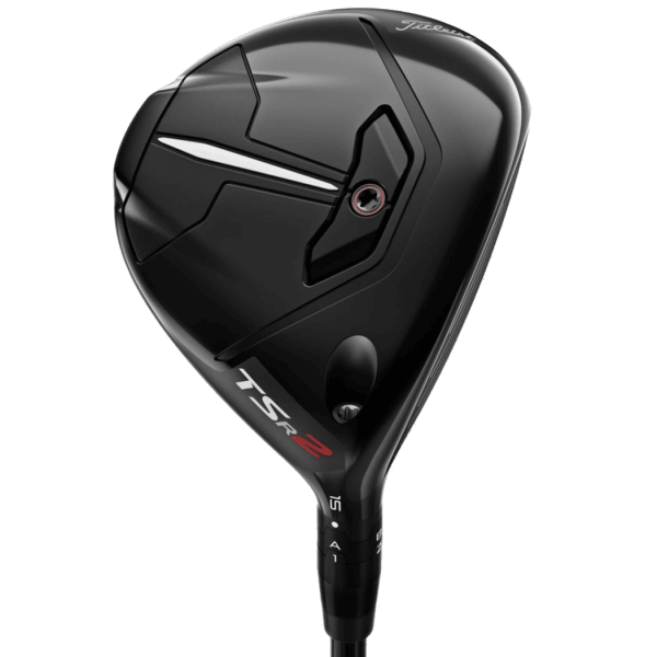Titleist TSR2 Custom Fairwayholz 5 (18.0°, einstellbar) für Herren, Linkshand, mit Fujikura Speeder 565 FW Evolution Custom Graphitschaft in Std. Länge (42.00 Inch), Regular (56.0g), mit Golf Pride M580, black-white Custom Griff in Std. Stärke