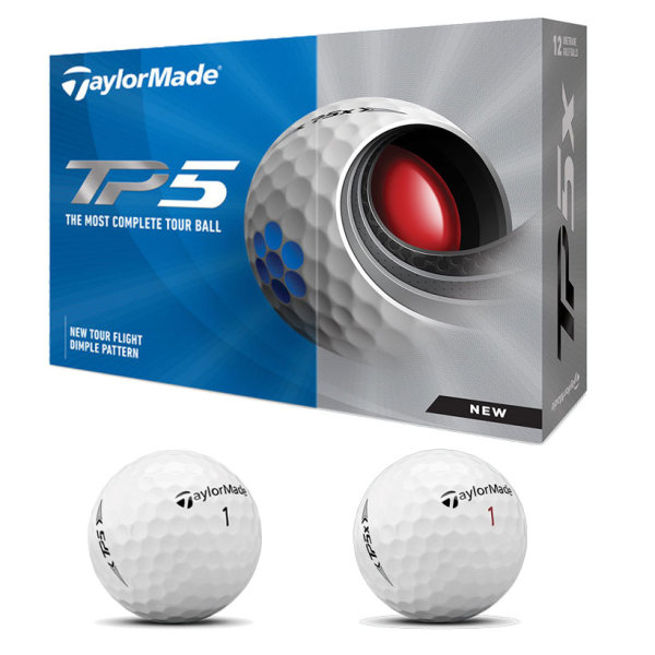 Probierpaket: TaylorMade TP5 und TP5x Golfbälle