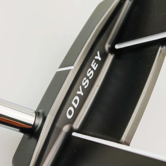 gebraucht - Odyssey 2019 Toulon Design Las Vegas Double Bended Putter für Herren, Rechtshand, Stroke Lab Bi-Matrix Schaft, 34 Inch, mit Winn Toulon Design Stroke Lab Pistol Griff in Herren Std. Griffstärke