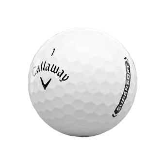 Aktion! 4 Dtz. zum Preis von 3 Dtz. - Callaway 2021 Supersoft Golfbälle kaufen,weiß, mit besonders weichem Schlaggefühl