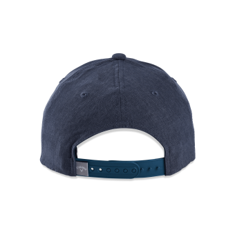 Callaway 2022 Straight Shot Unisex FLEXFIT Snapback Cap in verstellbarer Einheitsgröße, blau, mit weißen Akzenten