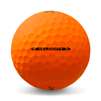 12 Stk. Titleist 2022 VELOCITY Golfbälle, mattes orange, für besonders hohe Ballgeschwindigkeiten