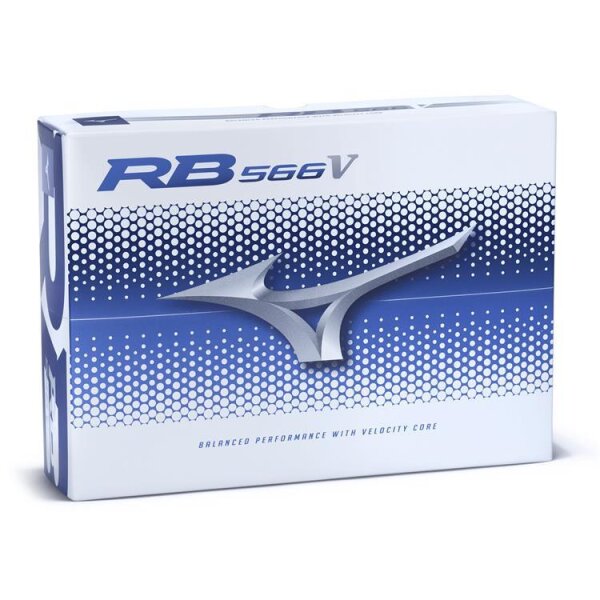 12 Stk. mizuno Golf 2022 RB 566 V Golfbälle, weiß, für erhöhte Ballgeschwindigkeiten