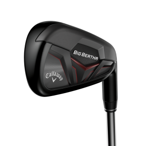 Callaway Big Bertha 19 Eisen #7 (29.0°) für Herren, Rechtshand, mit KBS MAX 90 Std. Stahlschaft in Std. Länge (37.25 Inch), Regular (91.0g), mit LAMKIN for Callaway Z5 Genesis CHEV, black Std. Griff in Std. Griffstärke