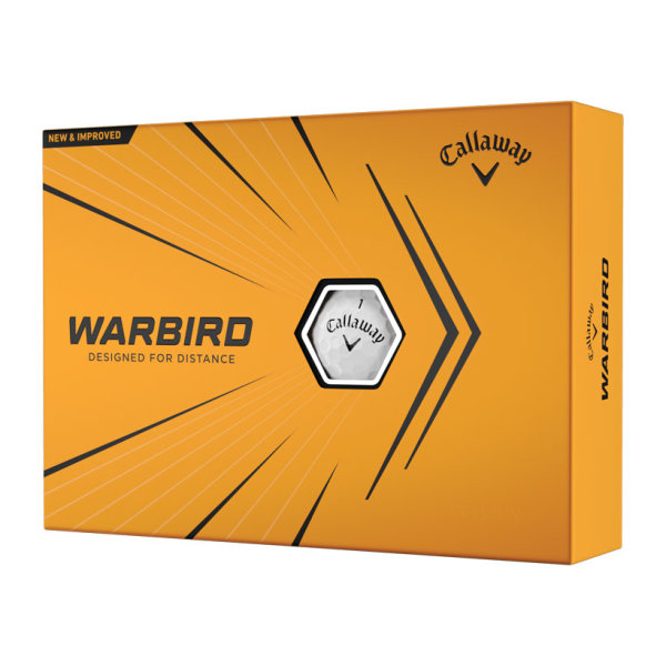 12 Stk. Callaway Warbird Golfbälle, weiß