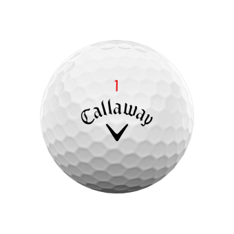 Aktion! 4 Dtz. zum Preis von 3 Dtz. - Callaway 2022 Chrome Soft X Golfbälle, weiß