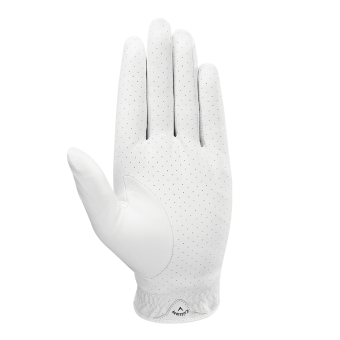 Callaway DAWN Patrol Leder-Golfhandschuh für Damen, Rechtshand (der Handschuh wird an der linken Hand getragen), weiß
