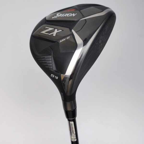 SRIXON ZX Mk II Fairwayholz 5 (18.0°) für Herren, Rechtshand, mit Project X HZRDUS Smoke Red RDX 50 Std. Graphitschaft in Std. Länge (42.50 Inch), Lite (50.0g), mit Golf Pride Tour Velvet 360. black-white Std. Griff in Std. Stärke, inkl. Headcover