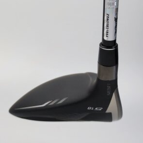 SRIXON ZX Mk II Fairwayholz 5 (18.0°) für Herren, Linkshand, mit Project X HZRDUS Smoke Red RDX 60 Std. Graphitschaft in Std. Länge (42.50 Inch), Regular (60.0g), mit Golf Pride Tour Velvet 360. black-white Std. Griff in Std. Stärke, inkl. Headcover