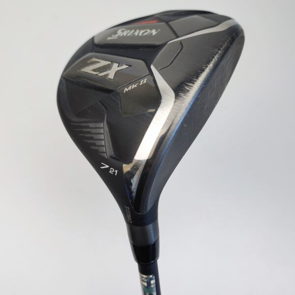 SRIXON ZX Mk II Fairwayholz 7 (21.0°) für Damen, Rechtshand, mit Project X CYPHER 40 Std. Graphitschaft in Std. Länge (41.00 Inch), Womens (50.0g), mit Golf Pride Tour Velvet 360. black-white Std. Griff in Std. Stärke, inkl. Headcover
