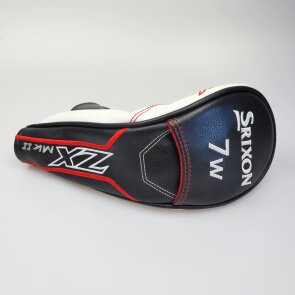 SRIXON ZX Mk II Fairwayholz 7 (21.0°) für Damen, Rechtshand, mit Project X CYPHER 40 Std. Graphitschaft in Std. Länge (41.00 Inch), Womens (50.0g), mit Golf Pride Tour Velvet 360. black-white Std. Griff in Std. Stärke, inkl. Headcover